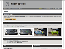 Tablet Screenshot of kismetwireless.net